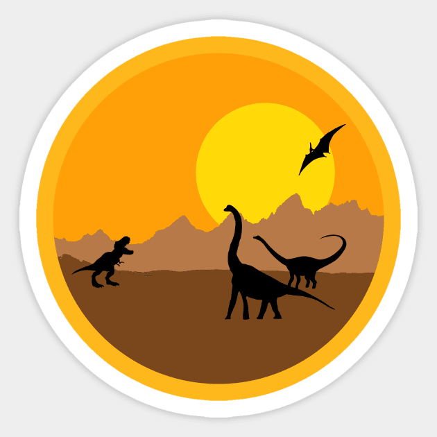 Isla Nublar Sticker by _Eleanore_